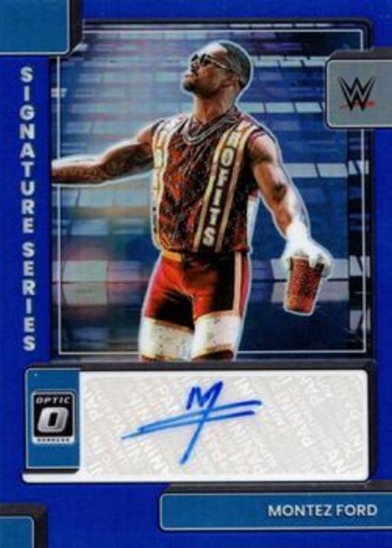 2023 Chronicles WWE #DO-FRD Donruss Optic Signatures Series - Blue /49