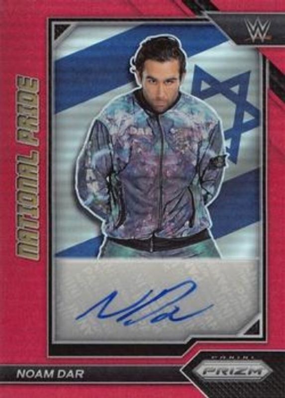 2023 Chronicles WWE #NP-NDR National Pride Signatures - Red