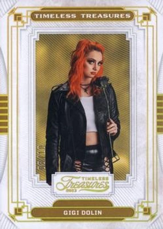 2023 Chronicles WWE #TT-3 Timeless Treasures Holo - Gold /10