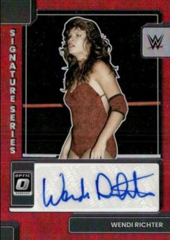 Wendi Richter 2023 Chronicles WWE #DO-RIT Donruss Optic Signatures Series - Red RAW