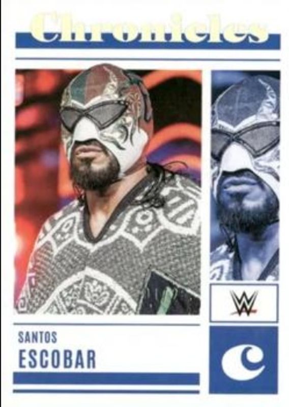 Santos Escobar 2023 Chronicles WWE #20 Holo Silver /25 RAW