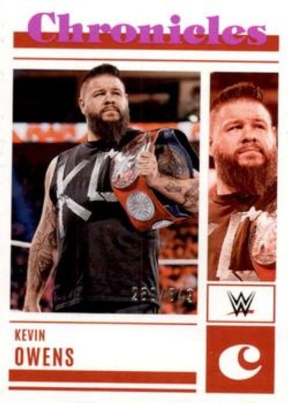 Kevin Owens 2023 Chronicles WWE #26 Pink /199 RAW