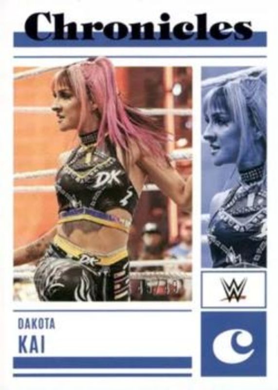 Dakota Kai 2023 Chronicles WWE #9 Purple /49 RAW