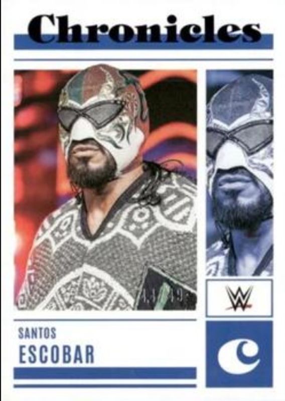 Santos Escobar 2023 Chronicles WWE #20 Purple /49 RAW