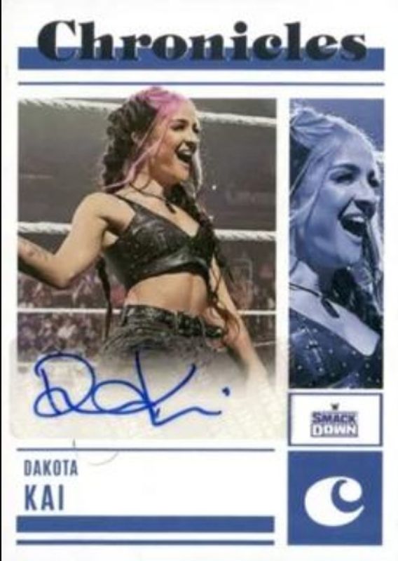 Dakota Kai 2023 Chronicles WWE #CS-DKI Chronicles Signatures RAW