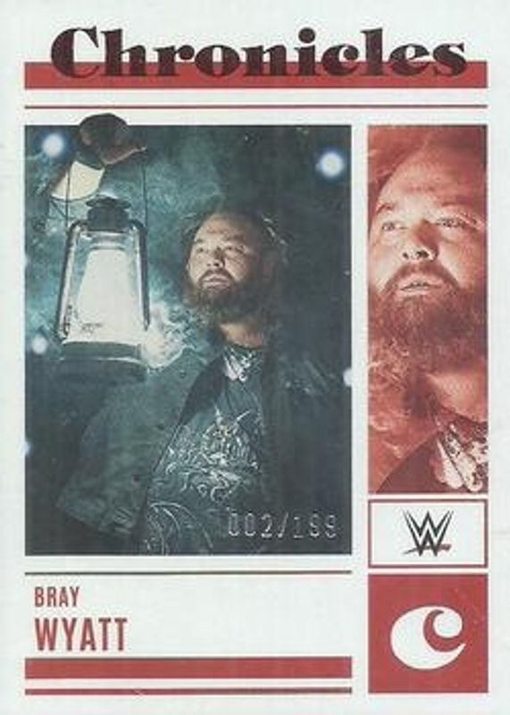Bray Wyatt 2023 Chronicles WWE #74 Red /199 RAW
