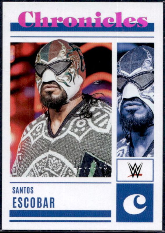 Santos Escobar 2023 Chronicles WWE #20 Pink /199 RAW
