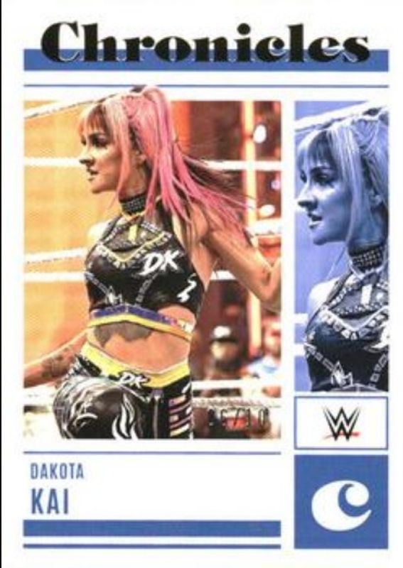 Dakota Kai 2023 Chronicles WWE #9 Gold /10 RAW