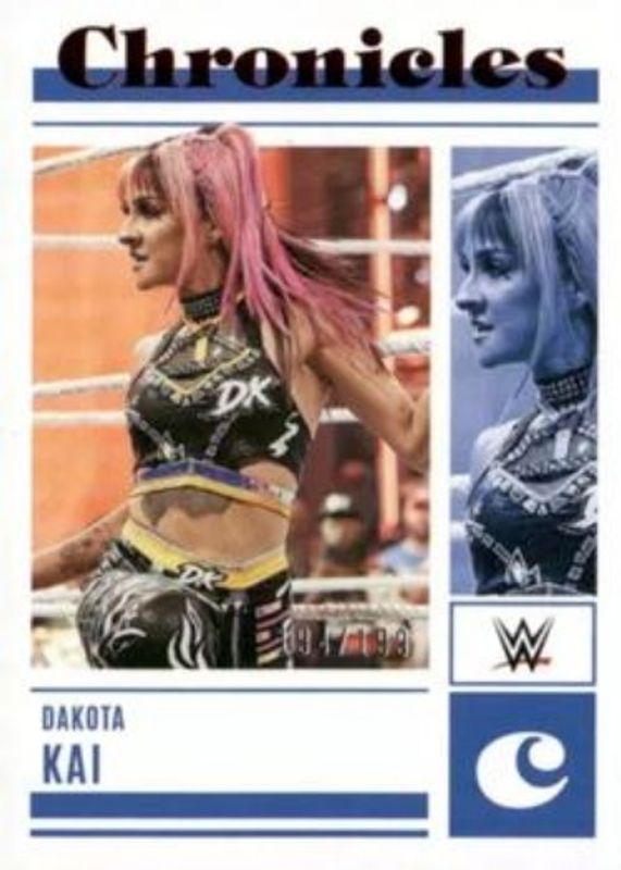 Dakota Kai 2023 Chronicles WWE #9 Red /199 RAW