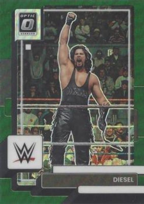 2023 Chronicles WWE #375 Green /75