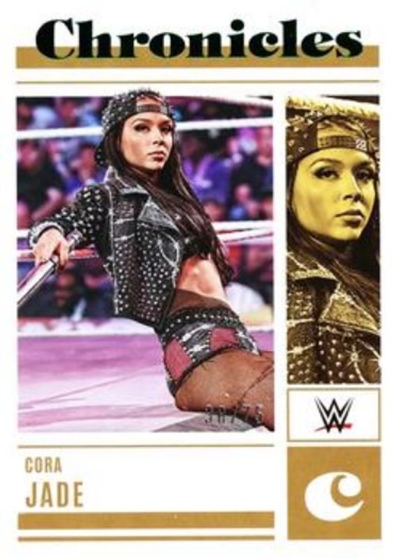 Cora Jade 2023 Chronicles WWE #95 Green /75 RAW