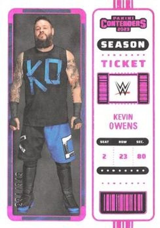 Kevin Owens 2023 Chronicles WWE #108 Pink /199 RAW