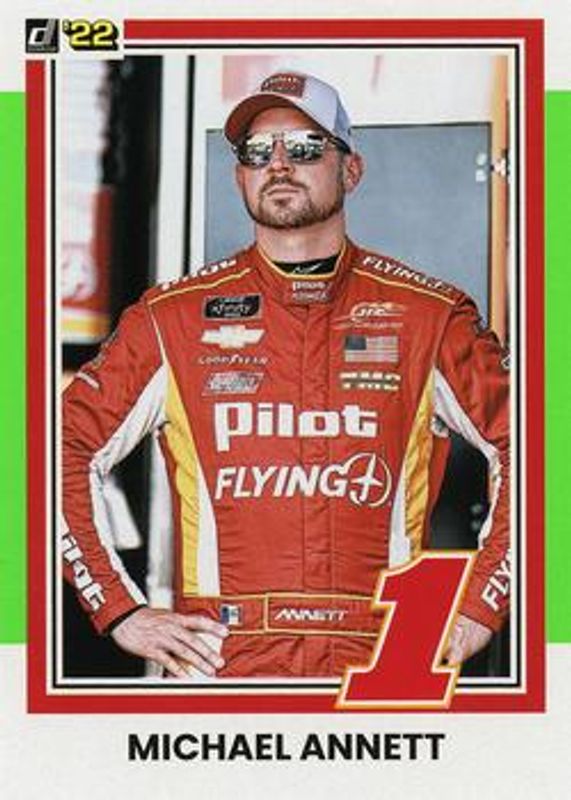 2022 Donruss NASCAR #188 Lime Green