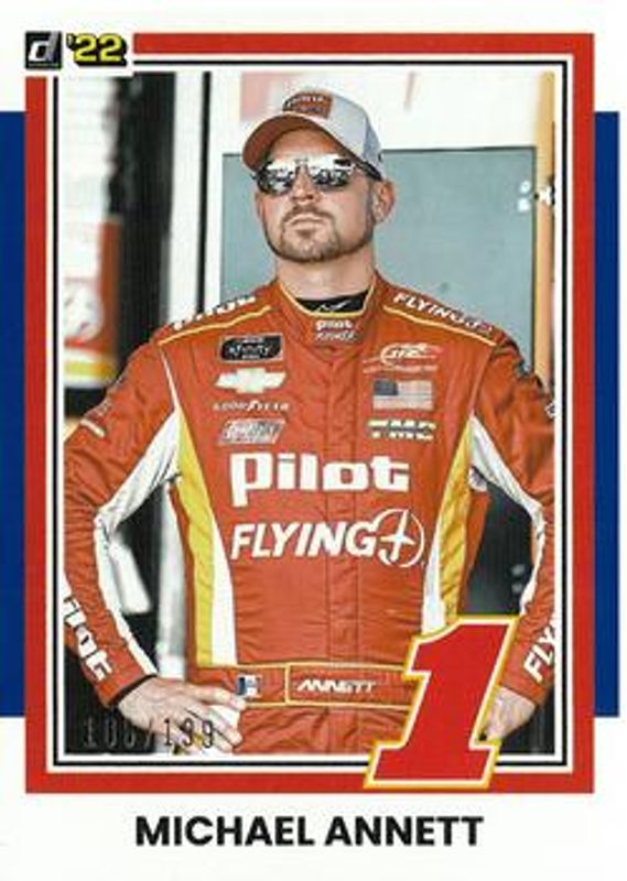 2022 Donruss NASCAR #188 Navy Blue /199