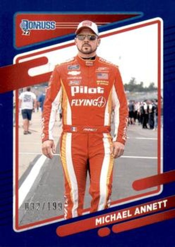 2022 Donruss NASCAR #95 Navy Blue /199