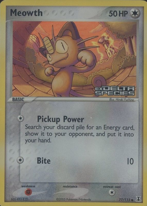 basic pokemon meowth card value ex #062/088 Perfect Order  L&M Comics 1ST EDITION Meowth  Shrouded Fable (Pokmon)