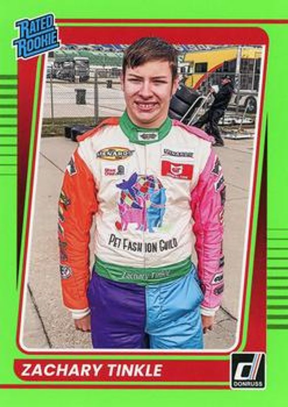 2022 Donruss NASCAR #27 Lime Green