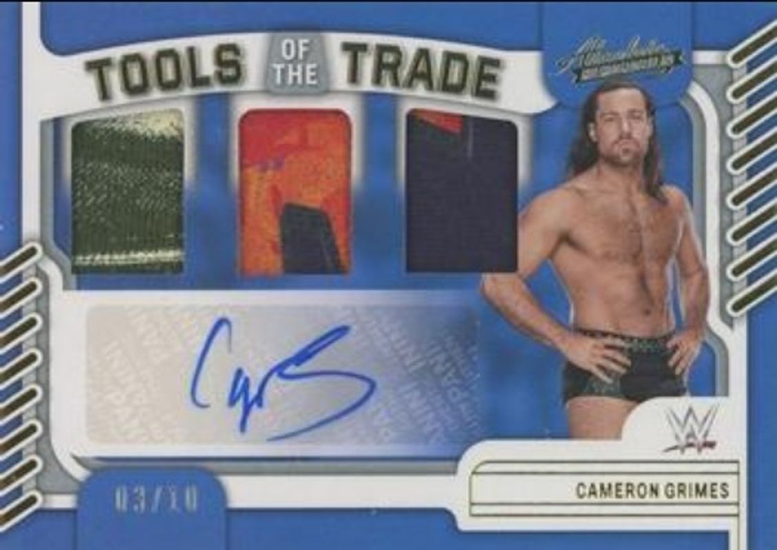 2023 Chronicles WWE #TOT-CGS Absolute Tools of the Trade Signatures - Gold /10