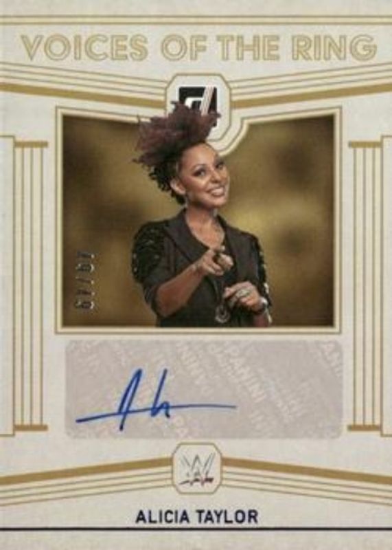 2023 Chronicles WWE #VR-ATL Voices of the Ring Signatures - Blue /49