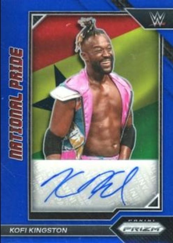 2023 Chronicles WWE #NP-KKG National Pride Signatures - Blue /49