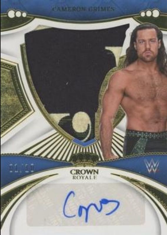 2023 Chronicles WWE #SL-CDM Crown Royale Silhouettes - Gold /10