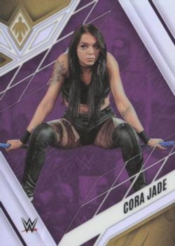 Cora Jade 2023 Chronicles WWE #322 Purple /49 RAW