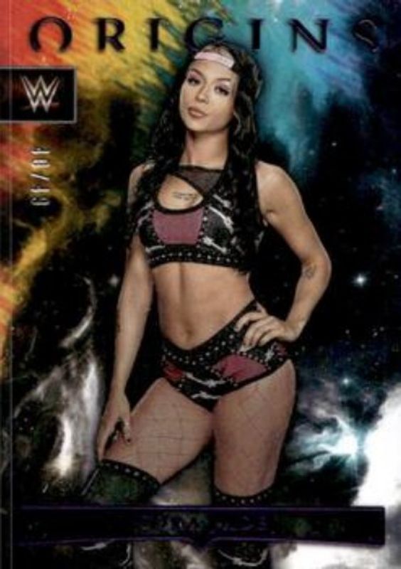 Cora Jade 2023 Chronicles WWE #145 Purple /49 RAW