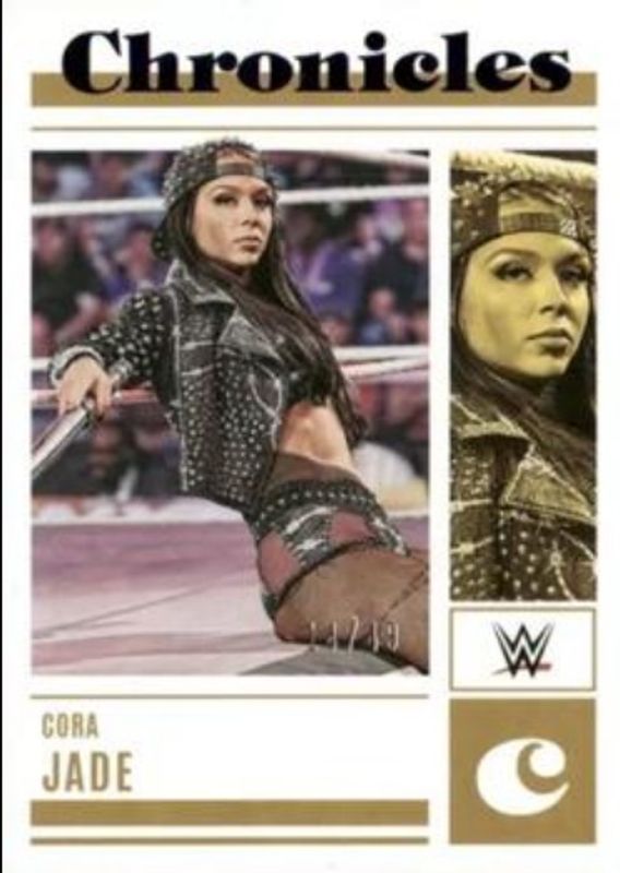 Cora Jade 2023 Chronicles WWE #95 Purple /49 RAW