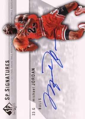 2003 SP Authentic #MJ-A SP Signatures