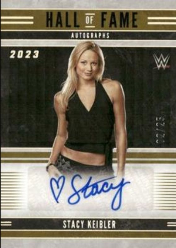 2023 Chronicles WWE #HF-KEI Hall of Fame Autographs - Holo Silver /25