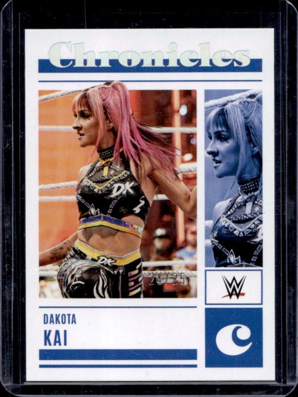 Dakota Kai 2023 Chronicles WWE #9 Holo Silver /25 RAW