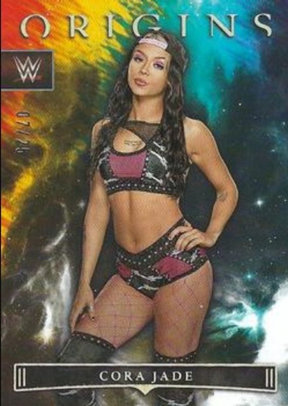 Cora Jade 2023 Chronicles WWE #145 Holo Silver /25 RAW