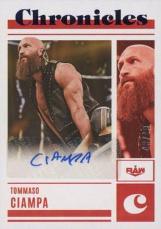 2023 Chronicles WWE #CS-TCH Chronicles Signatures - Blue /49