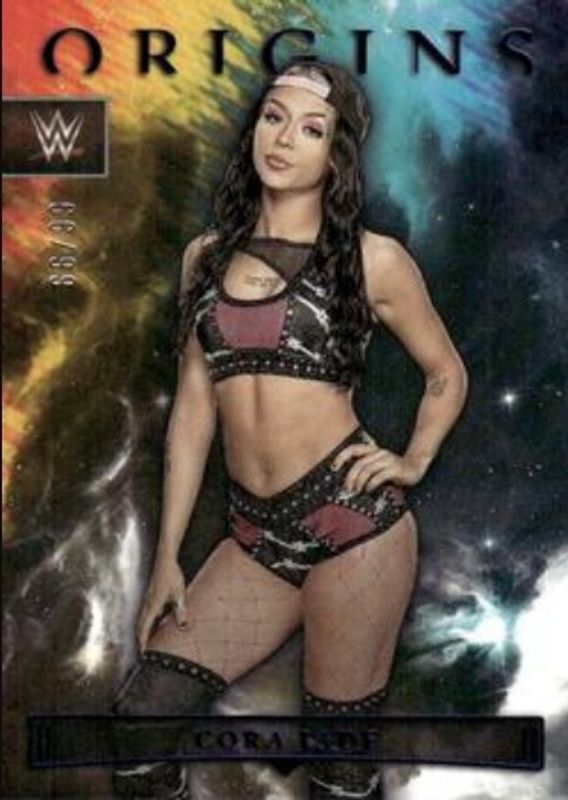 Cora Jade 2023 Chronicles WWE #145 Blue /99 RAW