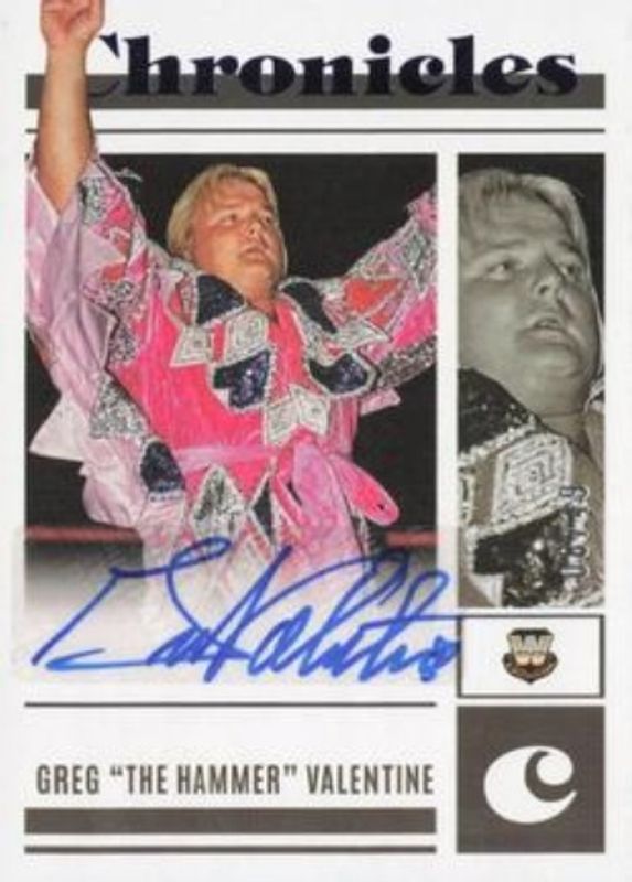 2023 Chronicles WWE #CS-GVL Chronicles Signatures - Blue /49