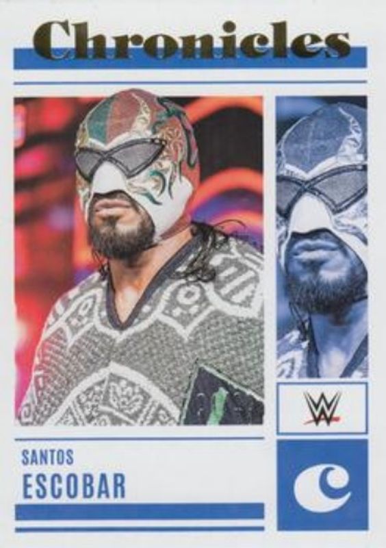 Santos Escobar 2023 Chronicles WWE #20 Gold /10 RAW