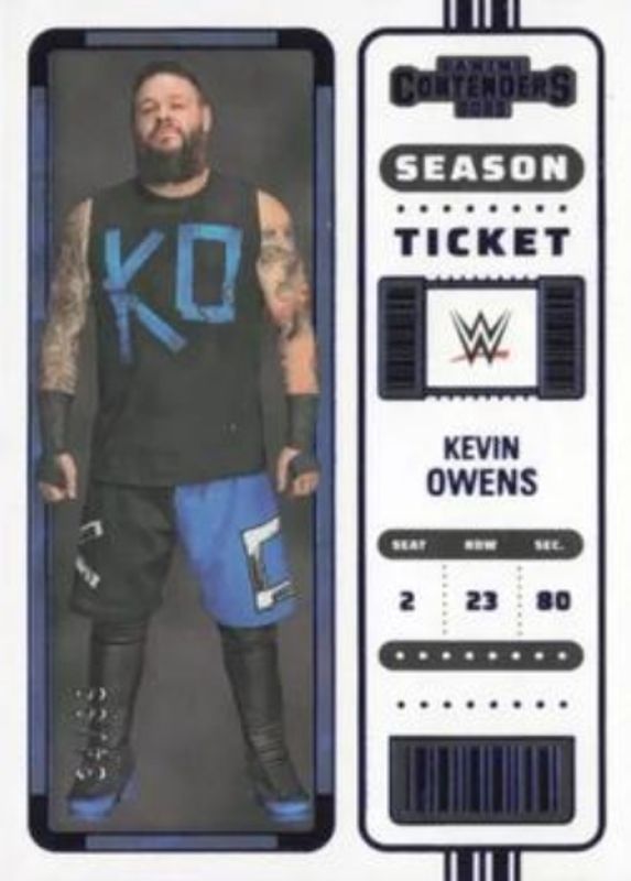 Kevin Owens 2023 Chronicles WWE #108 Blue /99 RAW