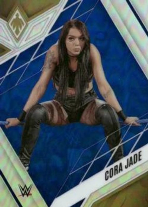 Cora Jade 2023 Chronicles WWE #322 Blue /99 RAW