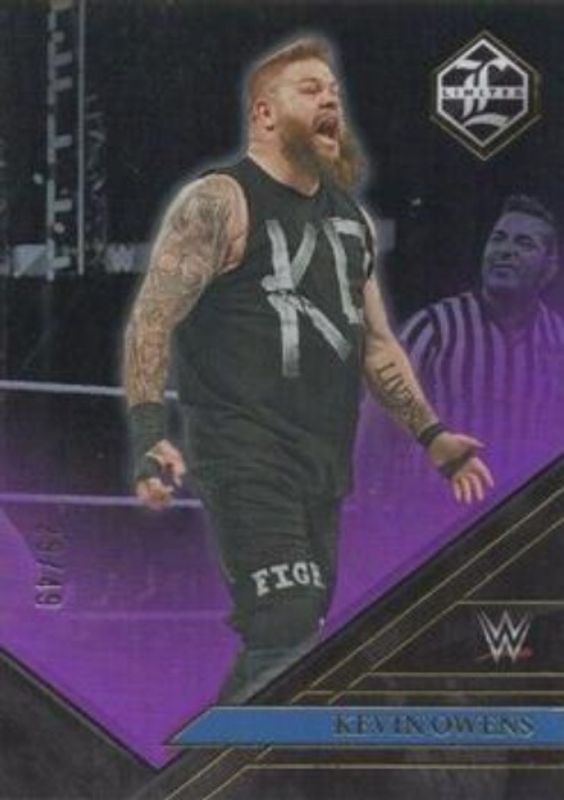 Kevin Owens 2023 Chronicles WWE #247 Purple /49 RAW
