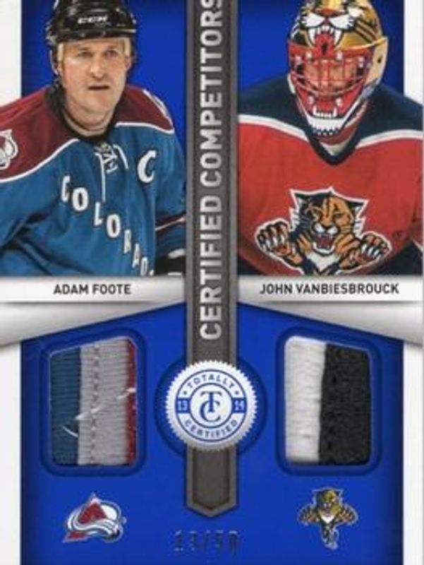 2013 Totally Certified #CC-FV Certified Competitors Jerseys Prime Blue /50