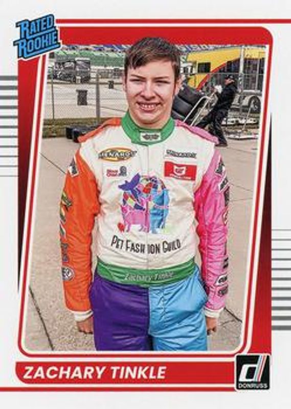 Zachary Tinkle 2022 Donruss NASCAR #27 Base RAW