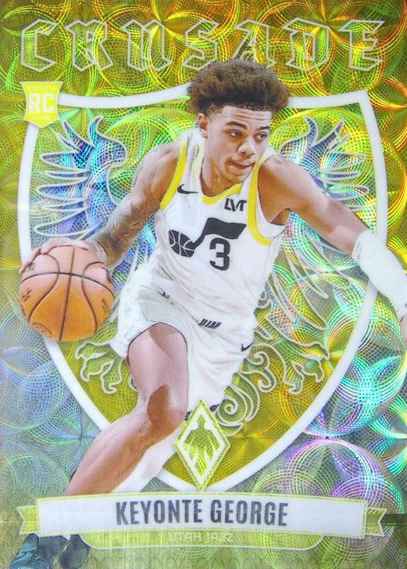 Keyonte George 2023 Phoenix #20 Crusade - International Gold /10 Rookie RAW