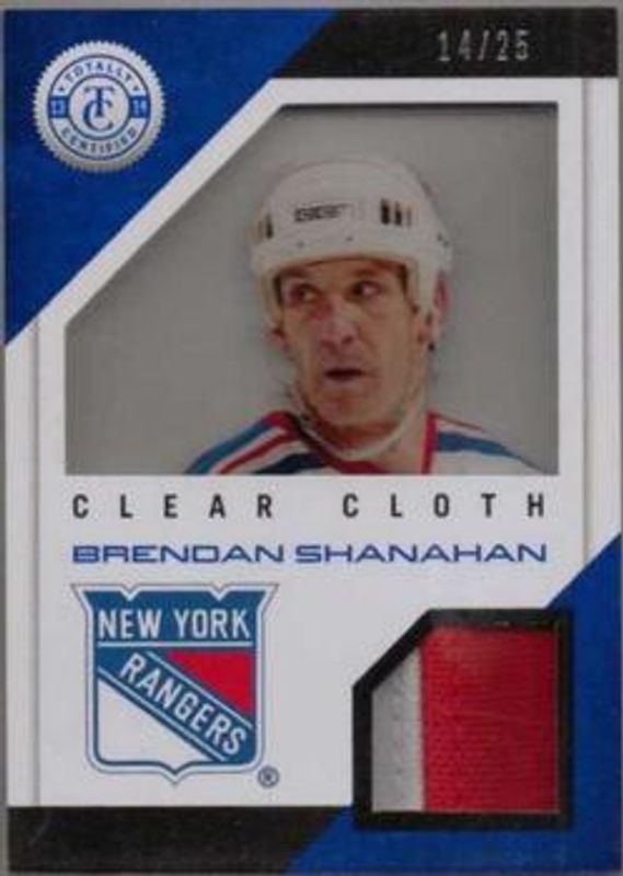 2013 Totally Certified #CL-BS Clear Cloth Blue Prime /25