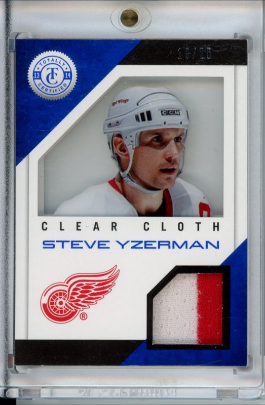 2013 Totally Certified #CL-SY Clear Cloth Blue Prime /25