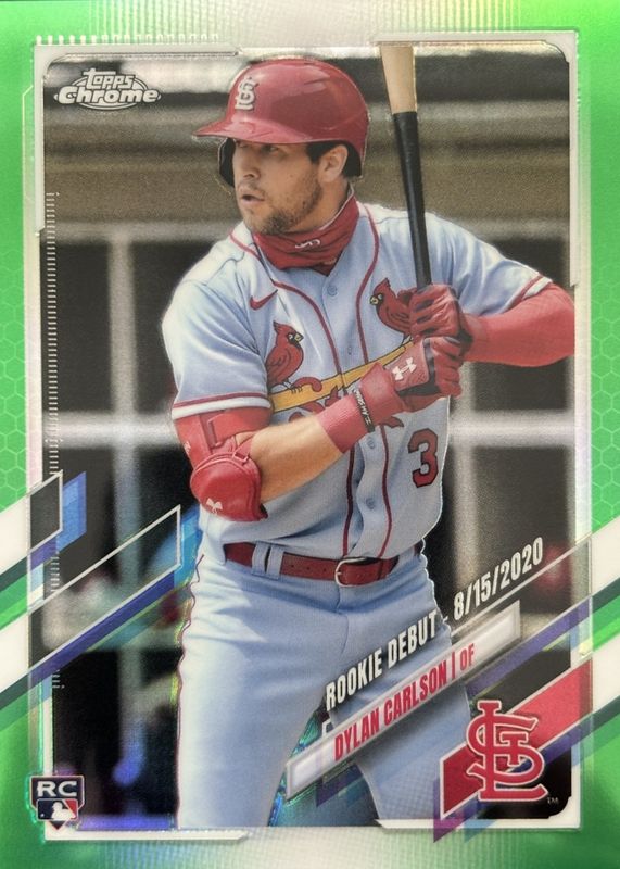 2021 Topps Chrome Update #USC54 Rookie Debut - Green Refractor /75