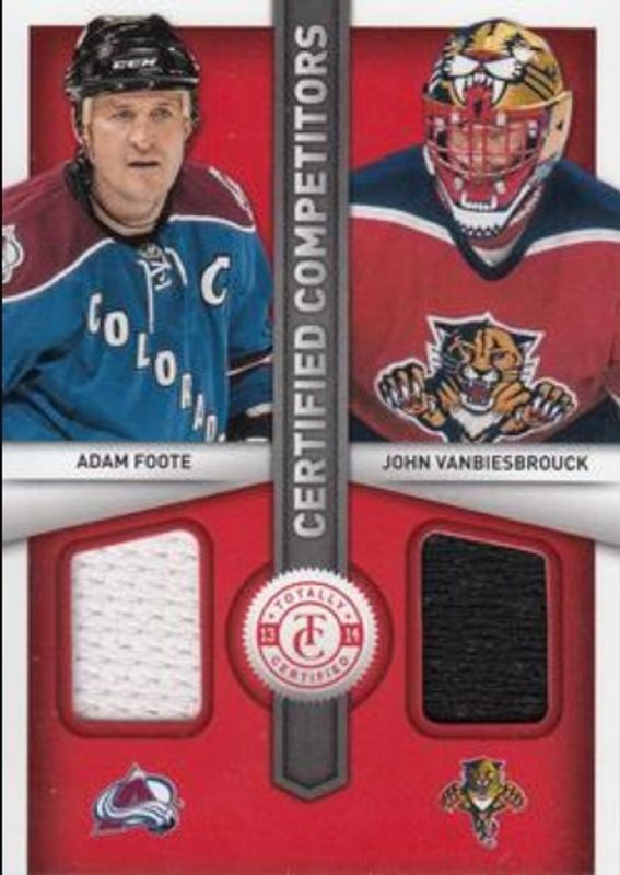 2013 Totally Certified #CC-FV Certified Competitors Jerseys Red