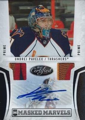 2010 Certified #16 Masked Marvels Materials Autographs Prime /1