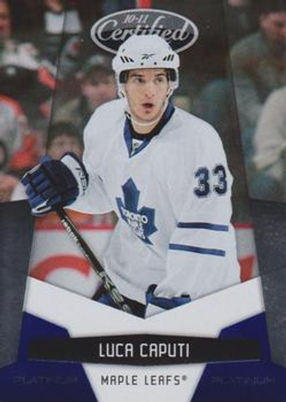 Luca Caputi 2010 Certified #138 Platinum Blue /250 RAW