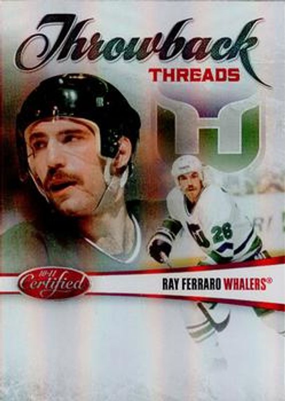 2010 Certified #1 Throwback Threads - Mirror Red /250