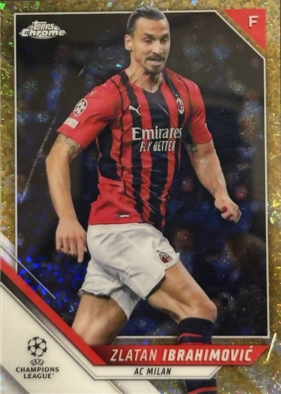 2021 Topps Chrome UEFA Champions League #116 Gold Mini-Diamond Refractor /50